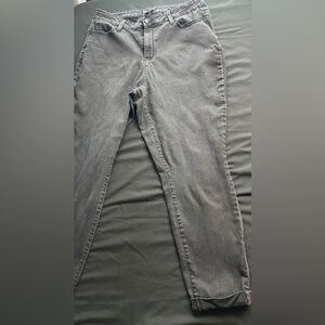 YMI Charcoal Ankle High Rise Jeans